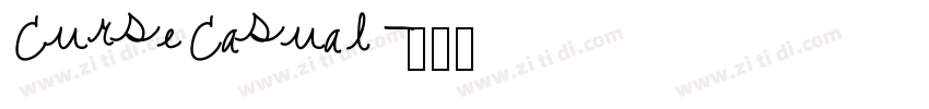 Curse Casual字体转换